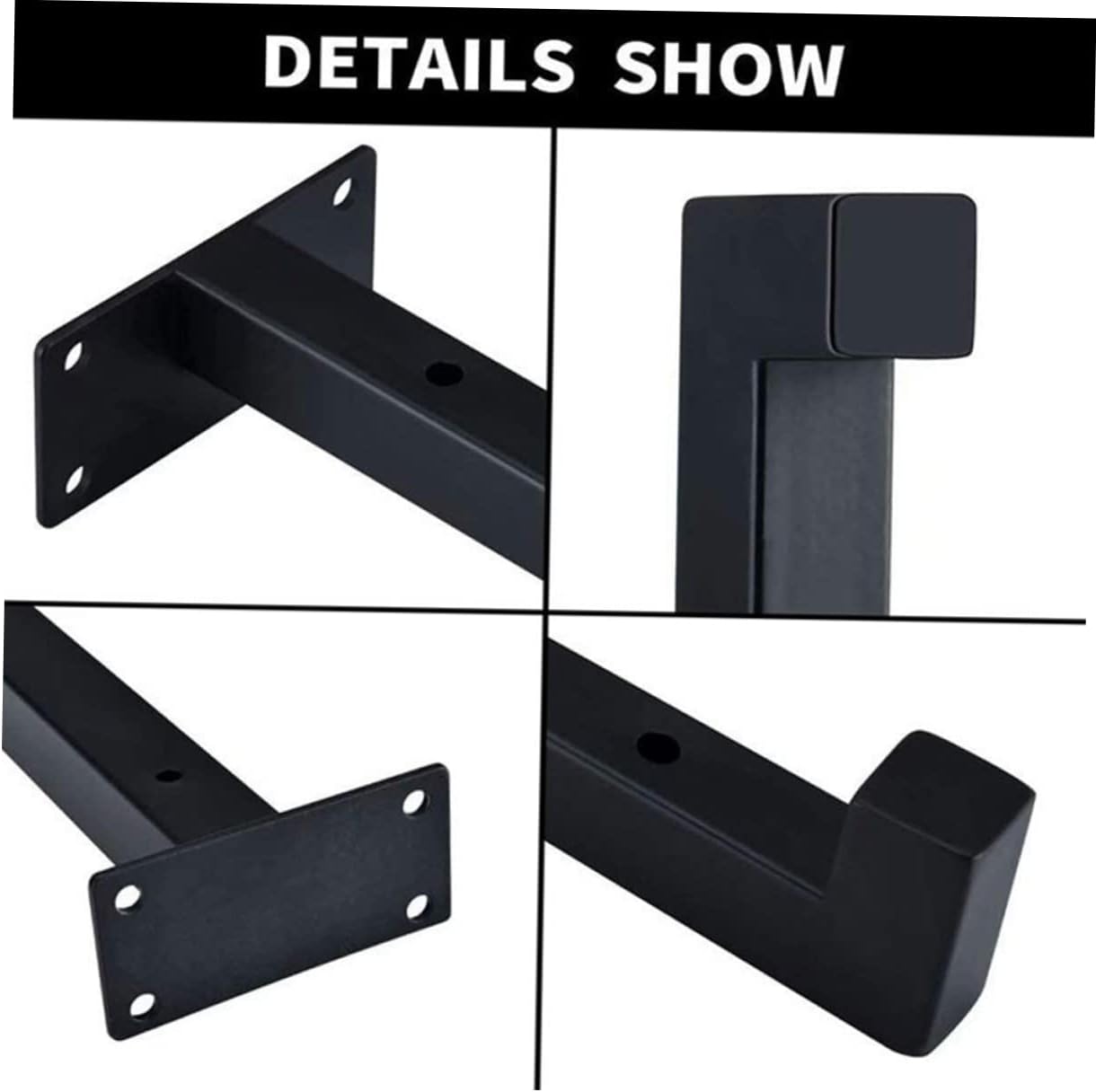 4pcs Garage Storage Shelves Shelf Brackets Partition Bracket for Wall Mount Storage
