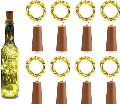 8ps LED Cork Lights for Wine Bottles – Fancy Bottle Cork Light for Home Light Decoration, Ganpati, Diwali & Christmas (Pack of 10, Warm White)-image-30