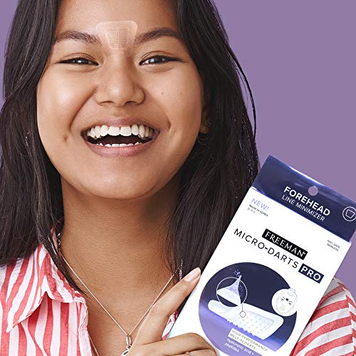 Freeman Beauty Micro-Darts Pro, Forhead Skincare Mask With Hyaluronic Acid And Peptides, Anti-Wrinkle Patches, 6 Count #TOP6