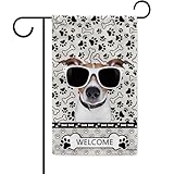 Decorazione perfetta per esterni: ottime decorazioni per giardino, giardino, prato, terrazza, fattoria, porta d'ingresso, cassetta postale, terrazza, balcone, veranda, parete. È anche un regalo speciale per la tua famiglia o gli amici che amano i cani.