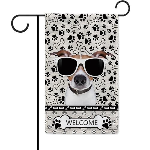 Decorazione perfetta per esterni: ottime decorazioni per giardino, giardino, prato, terrazza, fattoria, porta d'ingresso, cassetta postale, terrazza, balcone, veranda, parete. È anche un regalo speciale per la tua famiglia o gli amici che amano i cani.