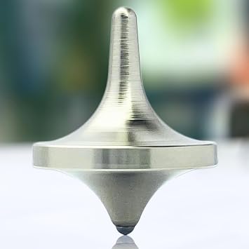 Star Quick Links Metal Spinning Top with Stainless Steel Ball Tip High Performance Metal Top Spinner, Precision CNC Machined, Perfect Balance, Desk Fidget Toy Inception Spinning Top