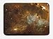 Produktbild Constellation Bath Mat, Dusty Nebula Spiral Galaxy in Billions of Stars Infinity, Plush Bathroom Decor Mat with Non Slip Backing, 23.6 W X 15.7 W Inches, Pale Coffee Mint Green White