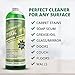 Advanage 20X All Purpose Cleaner Concentrate – Green Apple Eco-Friendly Heavy Duty Degreaser, Multisurface Cleaner for Bathroom, Kitchen, Floors, Household Cleaning Supplies, Made in USA, 32 Fl Oz