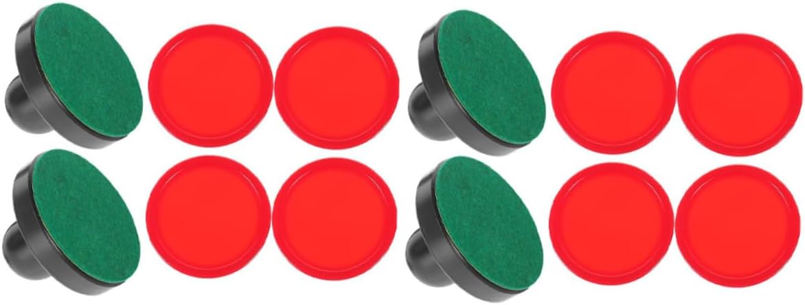 ibasenice Air Hockey Accessories Hockey Pucks Small Ice Hockey Pusher Replacement Ice Hockey Paddles
