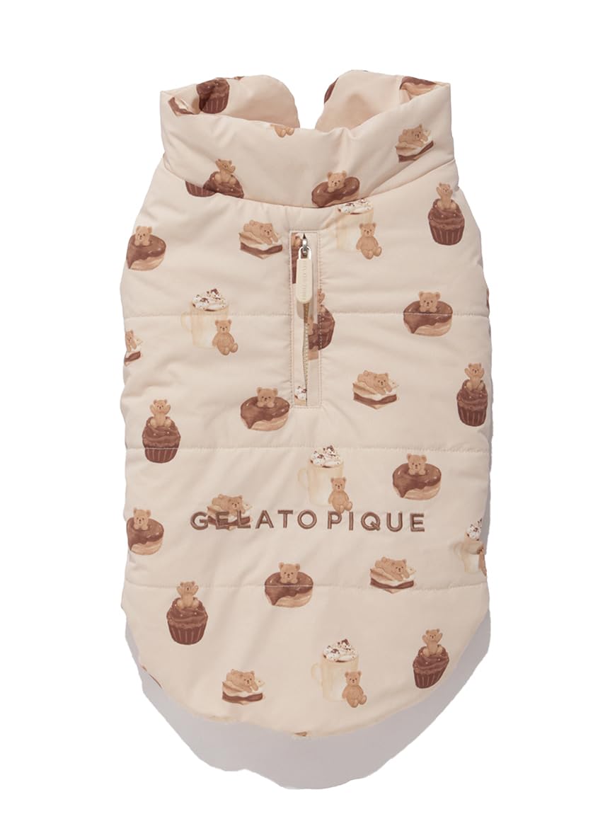 ジェラピケ【gelato pique CAT&DOG】中綿ベスト gelato pique（ジェラートピケ）【CAT&DOG】【販路限定商品】中綿