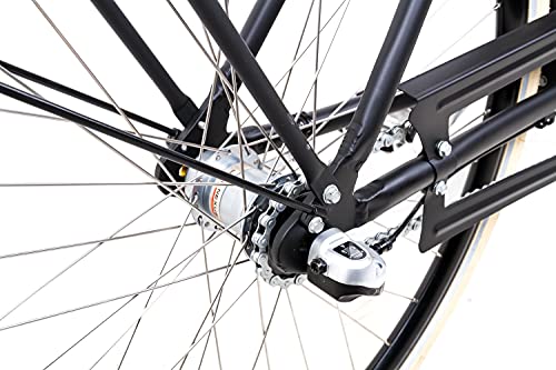 28 Zoll Fahrrad Damen City Nostalgie Retro Bike Tourenrad Shimano 3 Gang Nabe Trommelbremse – Bild 3