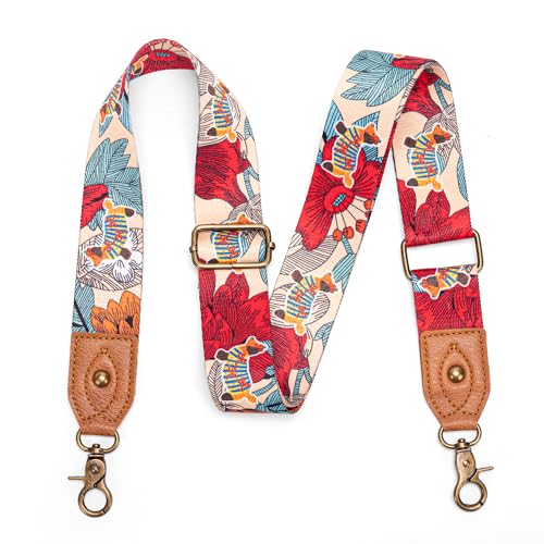 Sangle de sac à main large réglable pour remplacer une bandoulière fine douloureuse