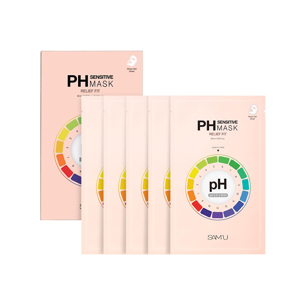 Amazon.com: SAM'U PH Sensitive Relief Fit Face Mask – Redness