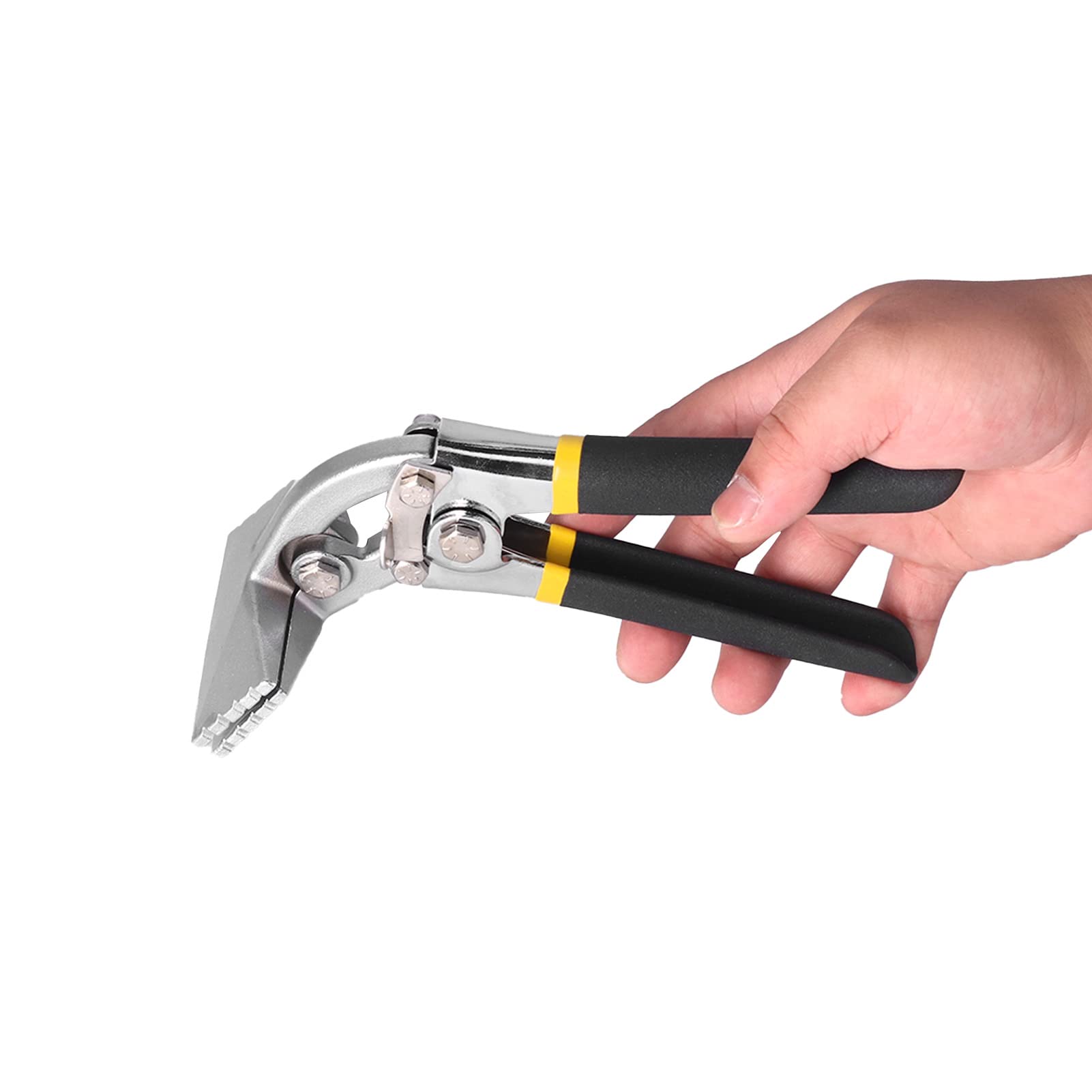 Pince à sertir à la main, outil de pliage droit multifonctionnel en métal pour plaques métalliques, conduit métallique, acier allié au chrome vanadium de qualité supérieure, (Pince à cintrer 80MM
