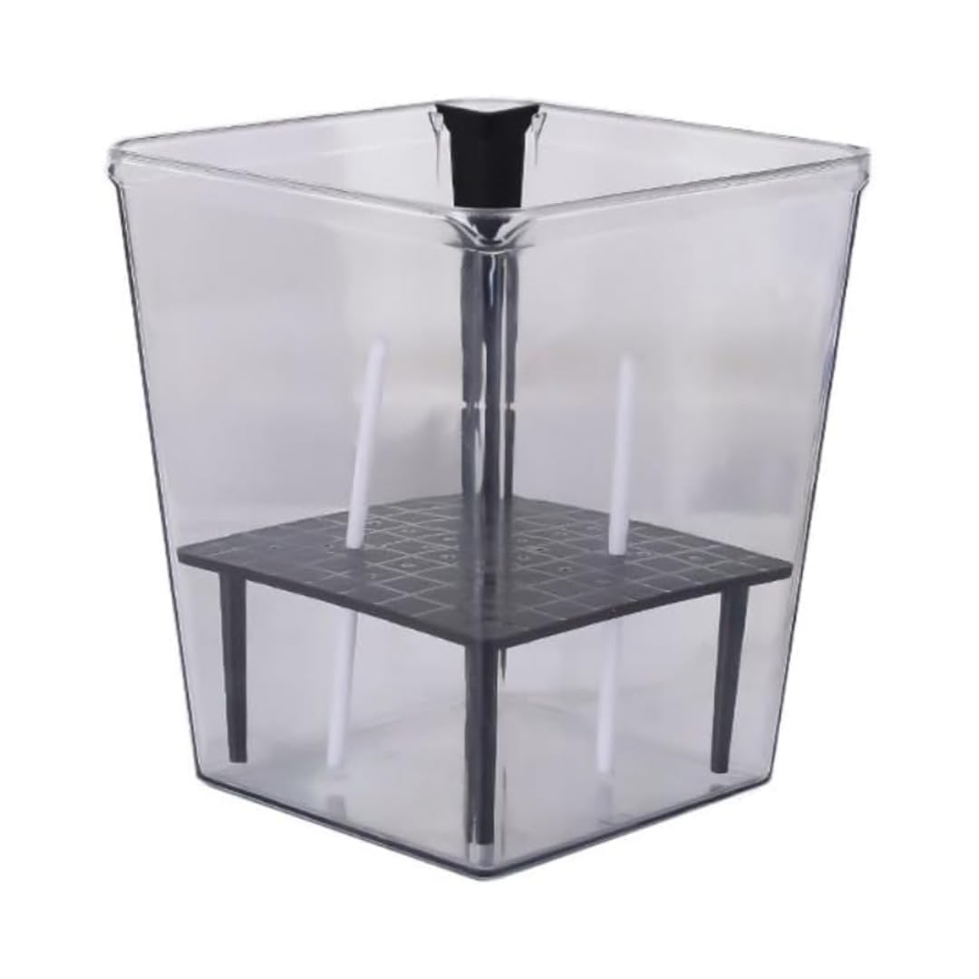 Pau's Shop Macetero Grande para Exterior Inteligente con Sistema de Autorriego, Ideal para Jardines, Balcones y Plantas de Interior. Decorativas y Prácticas, Pack de Dos Macetas Autorriego