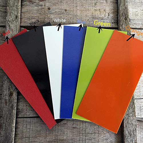 Feuilles isolantes Aibote pour manche de couteau, noir, 18X8X0.1CM Cover