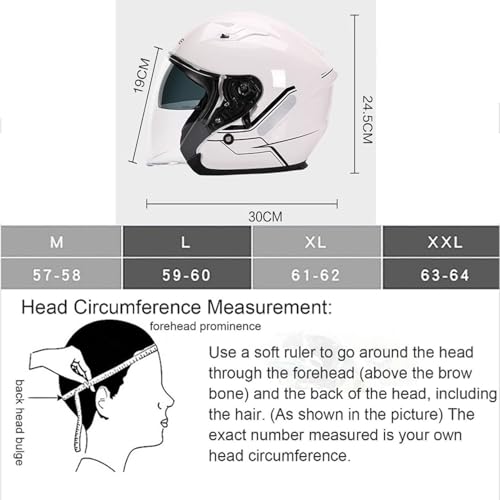 Casque moto jet durable JATIBOSH anti-rayures confortable et certifié ECE - 8