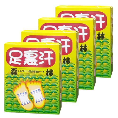 足裏汗 トルマリン配合樹液シート　【4箱120枚セット】 Amazon.co.jp: 足裏汗 トルマリン配合樹液シート 【4箱120枚セット