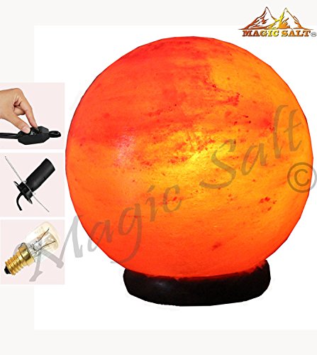 Preisvergleich Produktbild Magic Salt ® Himalaya- Kristallsalz -Lampen-Licht - Ball Shaped glühendes Luftreiniger