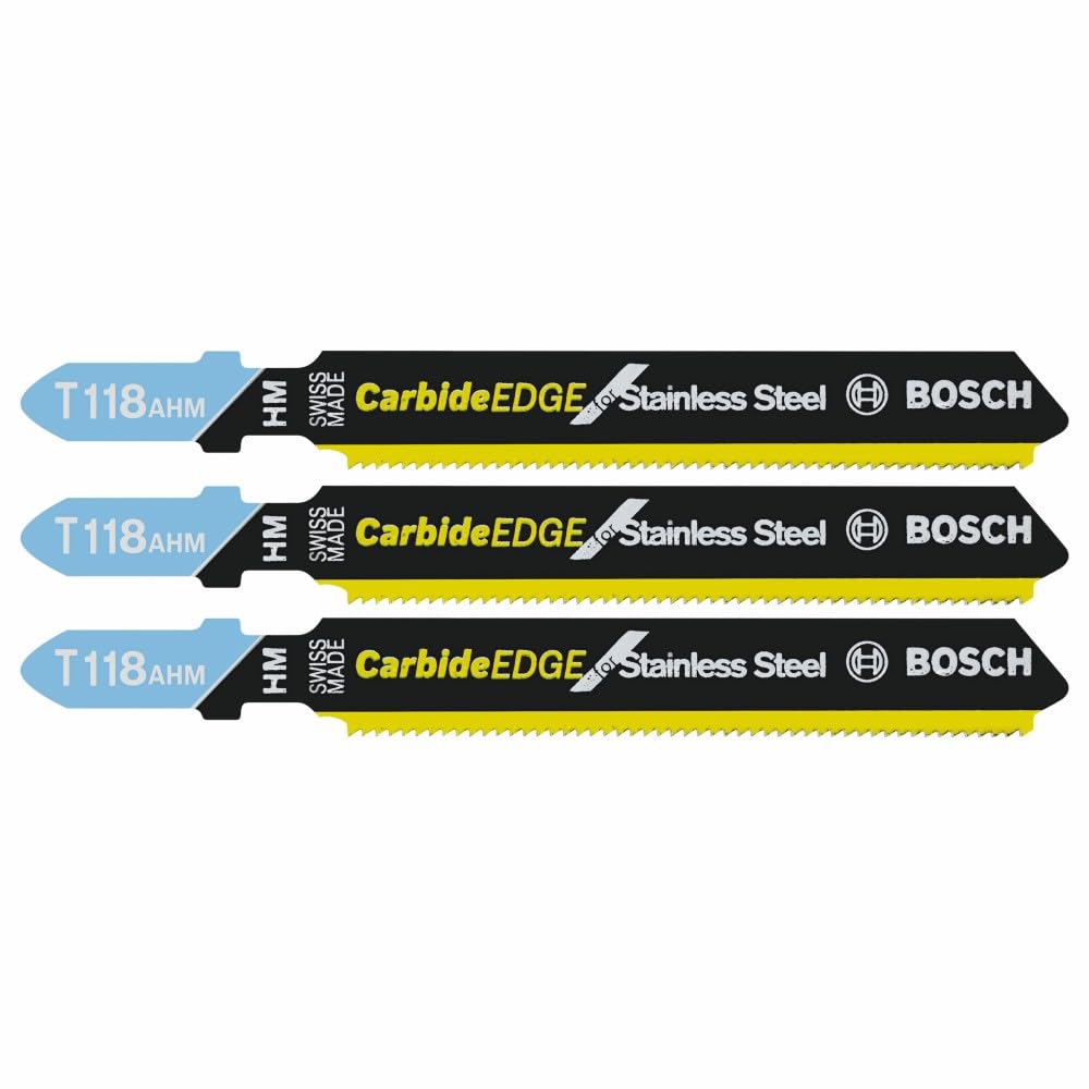 Bosch T118AHM3 3 pc. 3-1/4 in. 24 TPI Carbide Edge for Stainless