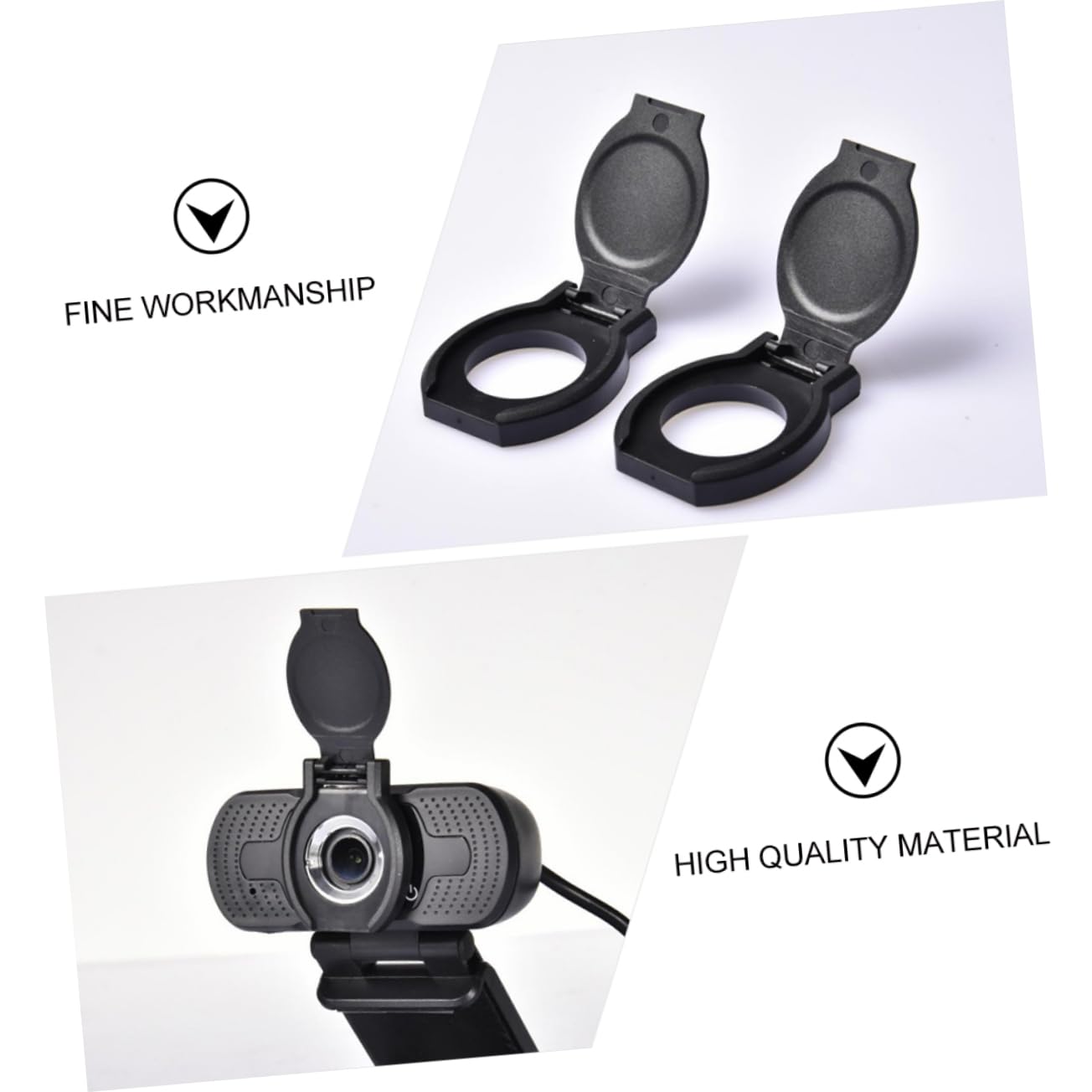 DIYEAH 10pcs Privacy Webcam Lens Caps Universal Camera Supplies Abs Material Fit