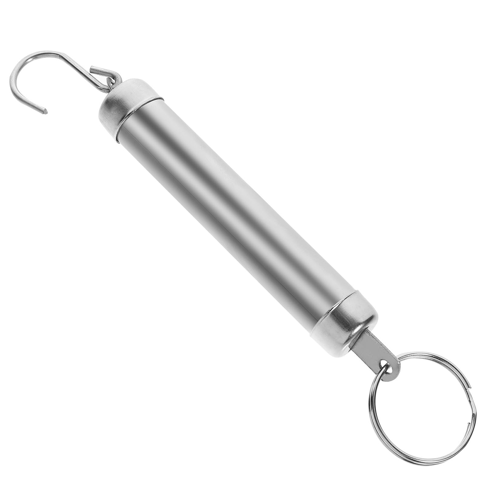Healeved Bilancia Meccanica a Molla Portatile da Cucina e Pesca in Acciaio Inox 5 Kg con Gancio ad Anello, Bilancia Pesa Bagagli da Viaggio Compatta e Resistente per Pesare Pacchi, Pesce