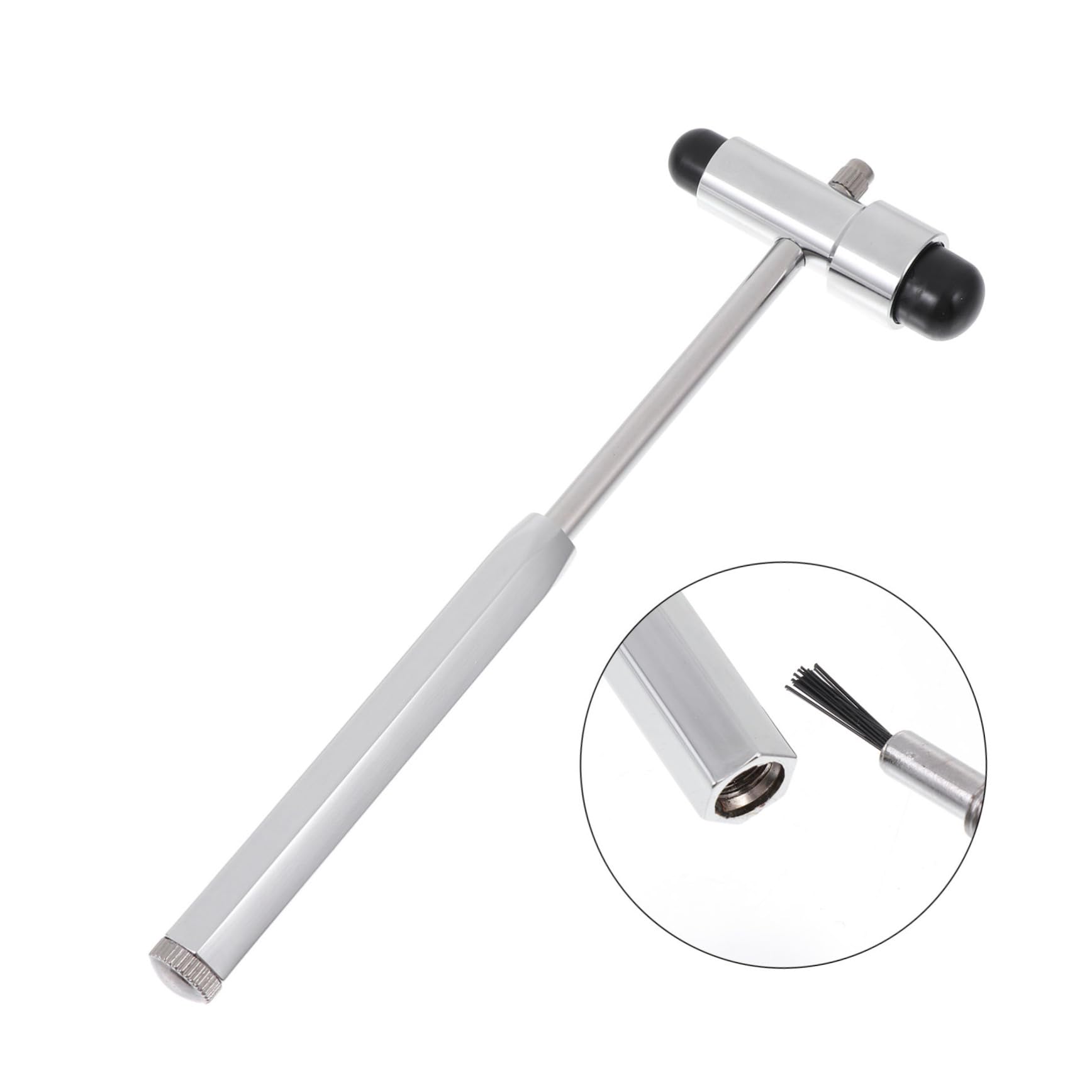 Cabilock 4 Piezas Martillo Neurológico Profesional con Aguja y Pincel Herramienta Médica Ergonómica para Reflexos Cutáneos y Tendinosos para Exámenes Clínicos y Pruebas de Sensibilidad
