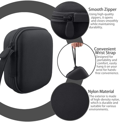 Image of for Bose New SoundLink Micro 2nd Gen Portable Bluetooth Speaker Hard Protective Case, Portable Travel Case with Carabiner (Black) - co2CREA