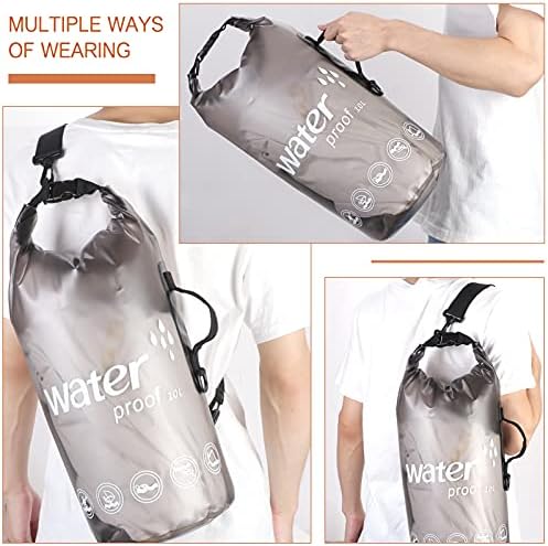 Skycase Waterproof Bag, 10L WaterProof Dry Bag for Kayaking/Boating/Canoeing/Fishing/Rafting/Swimming/Camping/Snowboarding