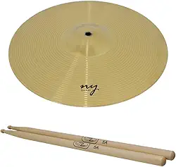Prato de Ataque para Bateria 16" + Baqueta 5A Maple New York