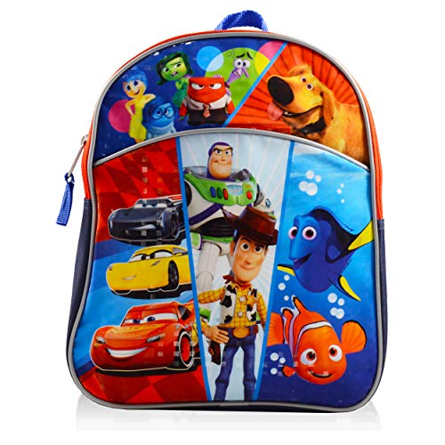 Toy Story Mini Backpack For Boys Girls Toddlers Kids - Bundle With Lightyear Mini Backpack With Toy Story Stickers | Inside Out, Cars, Up, Finding Nemo #TOP2