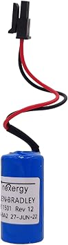 1756-BA2 3V PLC Battery Replacement for Allen Bradley 1756-BA2 BR2/3A-AB 1745-B1 3.0V 1200mAh