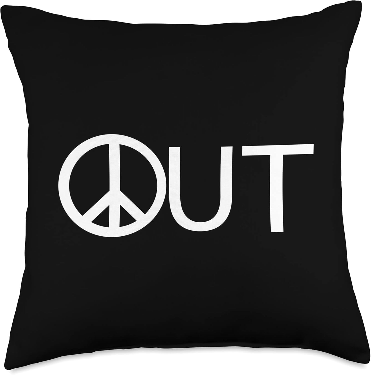 peace throw pillow