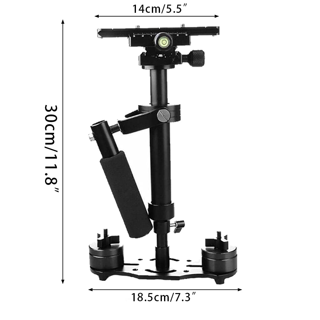El estabilizador de video de cámara de stadicam de mano S40 soporta hasta 2 kg/0,44Ibs para videocámaras DSLR de vídeo