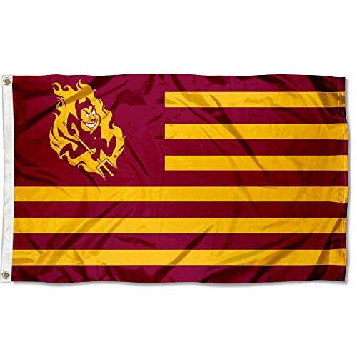 Arizona State Sun Devils Stars and Stripes Nation Flag