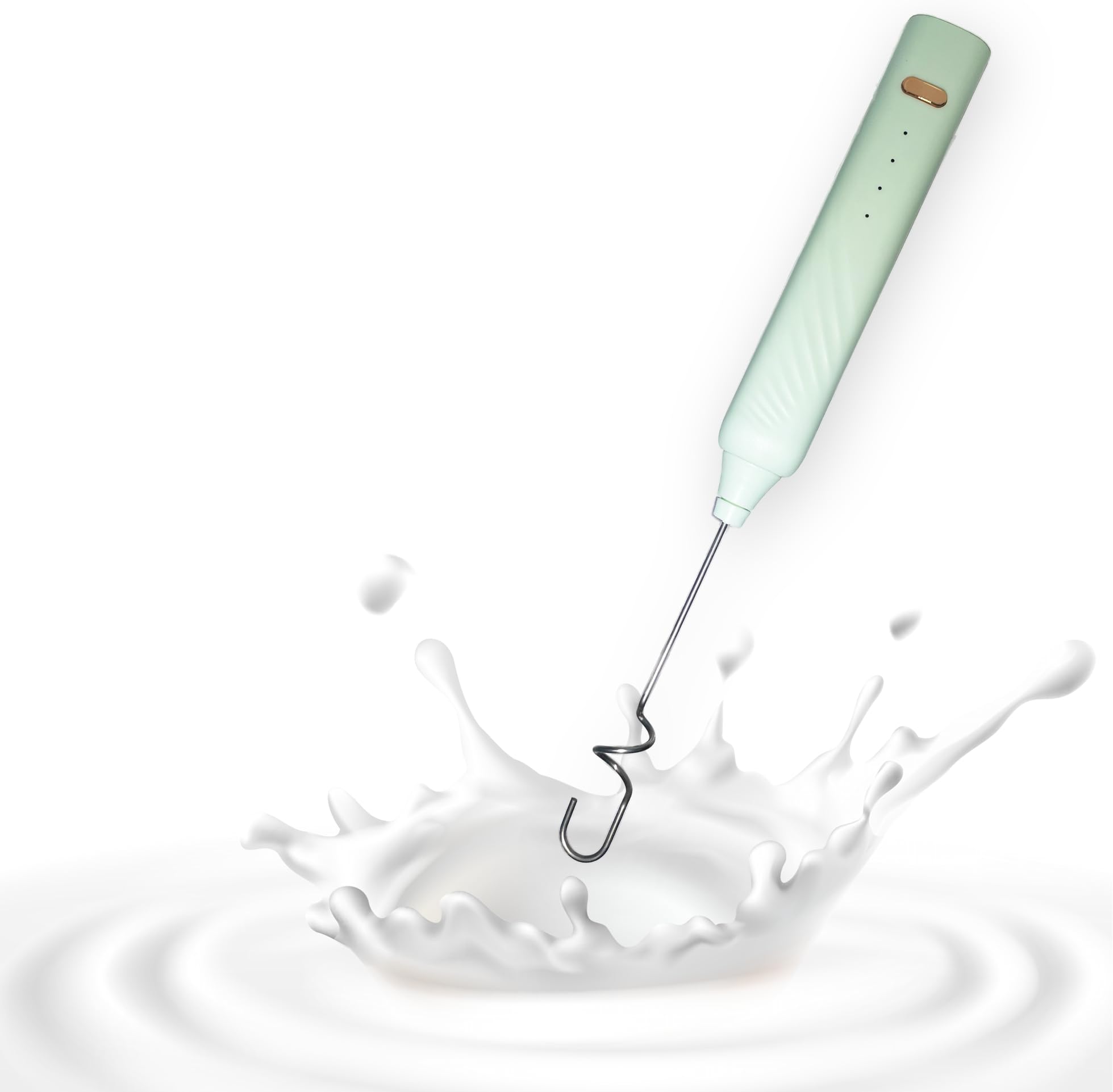 CLIMSOM - Nuova Versione! Miscelatore USB RICARICABILE Per Latte in Polvere Anti-Grumi, Miscela Omogenea in Pochi Secondi, Ideale per Latte Addensato, Preparazione di Latte in Polvere per Neonati