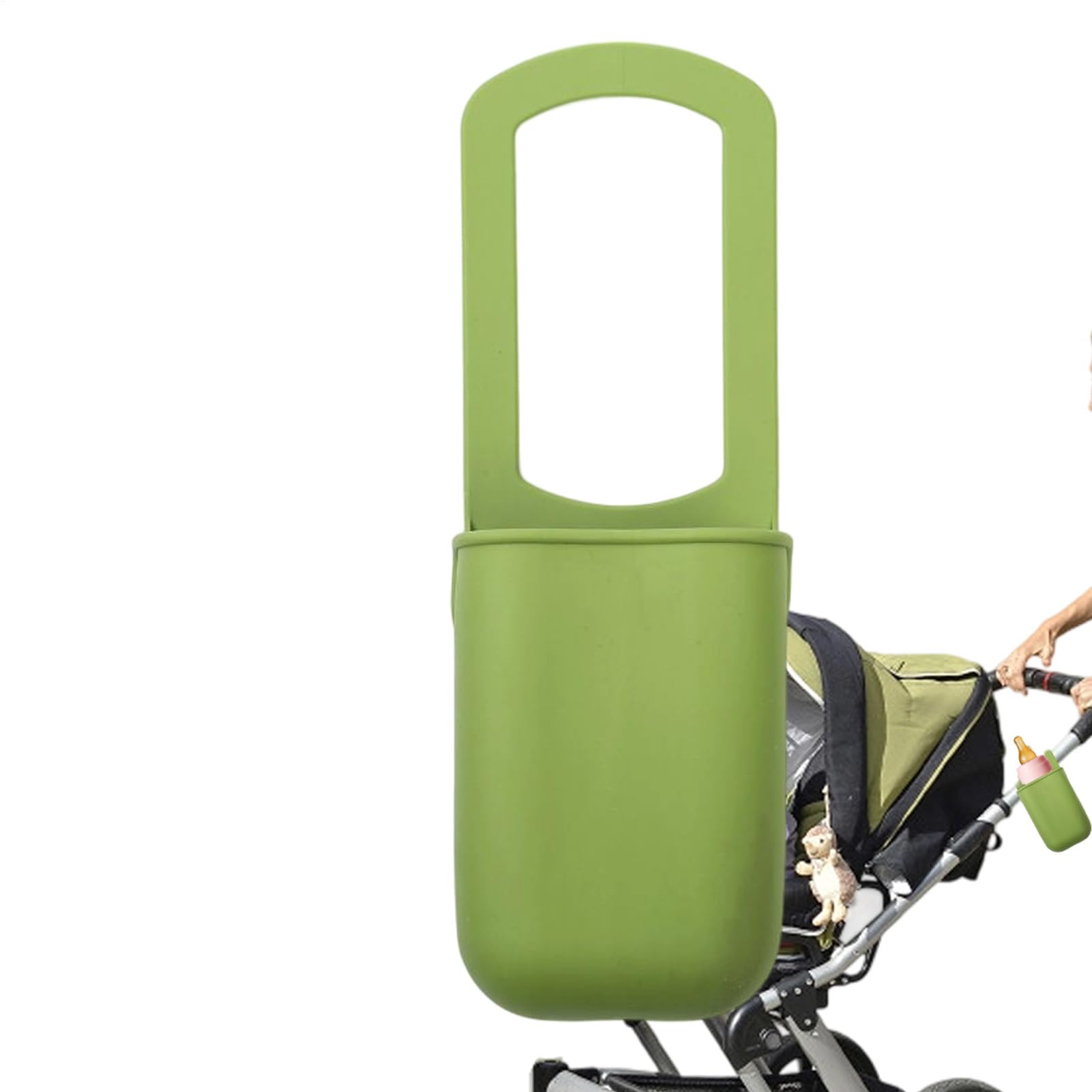 Kofferbecherhalter Aufbewahrung Beißring Taschentuch Organizer | Stabiler Silikon-Becherhalter Für Kinderzimmer Flugzeug Outdoor-Zubehör Camping Spazierengehen Fahrräder Walker