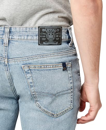 Buffalo David Bitton Men's Straight Six Fashion Jean, Indigo 1, 31W x 32L - image 4