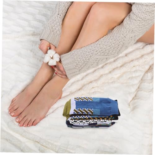 Calcetines tabi de algodón VALICLUD de punta dividida en pack de 5 pares multicolor 7