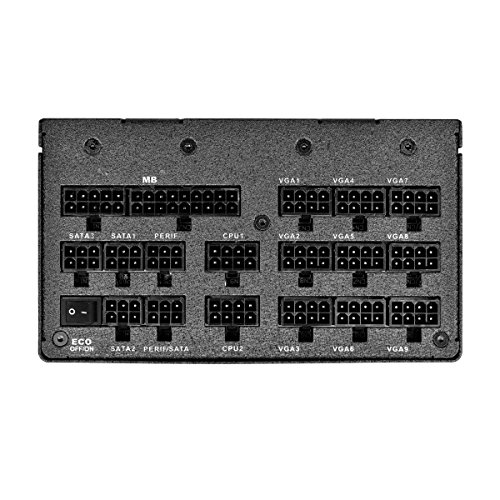 Image of EVGA Supernova 1600 P2 80+ Platinum, 1600W ECO Mode Fully Modular NVIDIA SLI and Crossfire Ready 10 Year Warranty Power Supply 220-P2-1600-X1