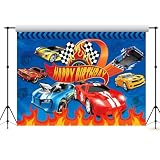 Hoot Wheels Sfondo, NlsqAMZ Hoot Wheels sfondo per Feste di Compleanno, Decorazione per Feste di Compleanno, 150x100 cm