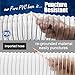 Fulton Woodworking Tools 4 x 10 PVC Dust Collection Hose with 4 Thumbscrew Clamps, Proudly Made in USA Puncture Resistant PVC Hose with Carbon Steel Wire, Flexible Clear PVC and Fume Collection