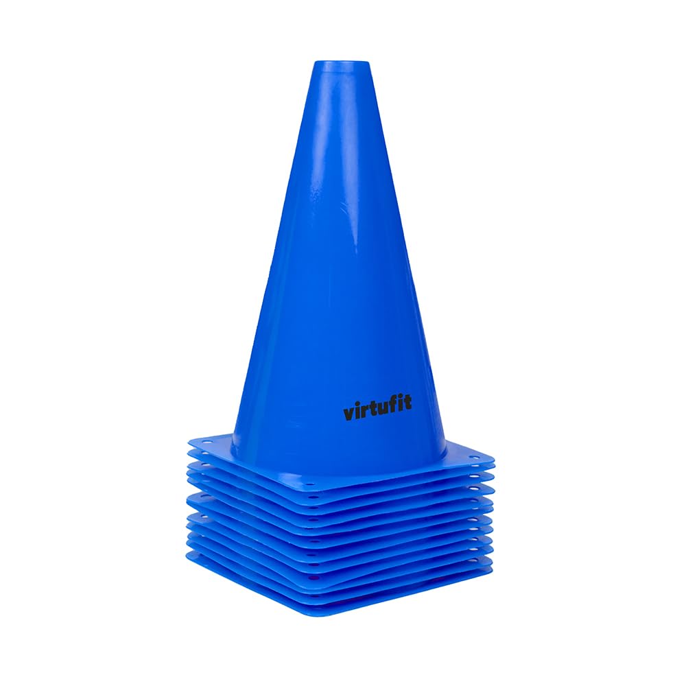 VirtuFit Pylonen Set Trainingskegel - Fußballsport - Fußball-Trainingskegel