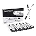 Black Dry Erase Markers Black, 12-Count, Low Odor, Bullet Tip - Whiteboard Markers for Kids, Erasable Black Markers for Dry Erase Whiteboard Calendar, Comfortable Grip & Vivid Lines for Home Office