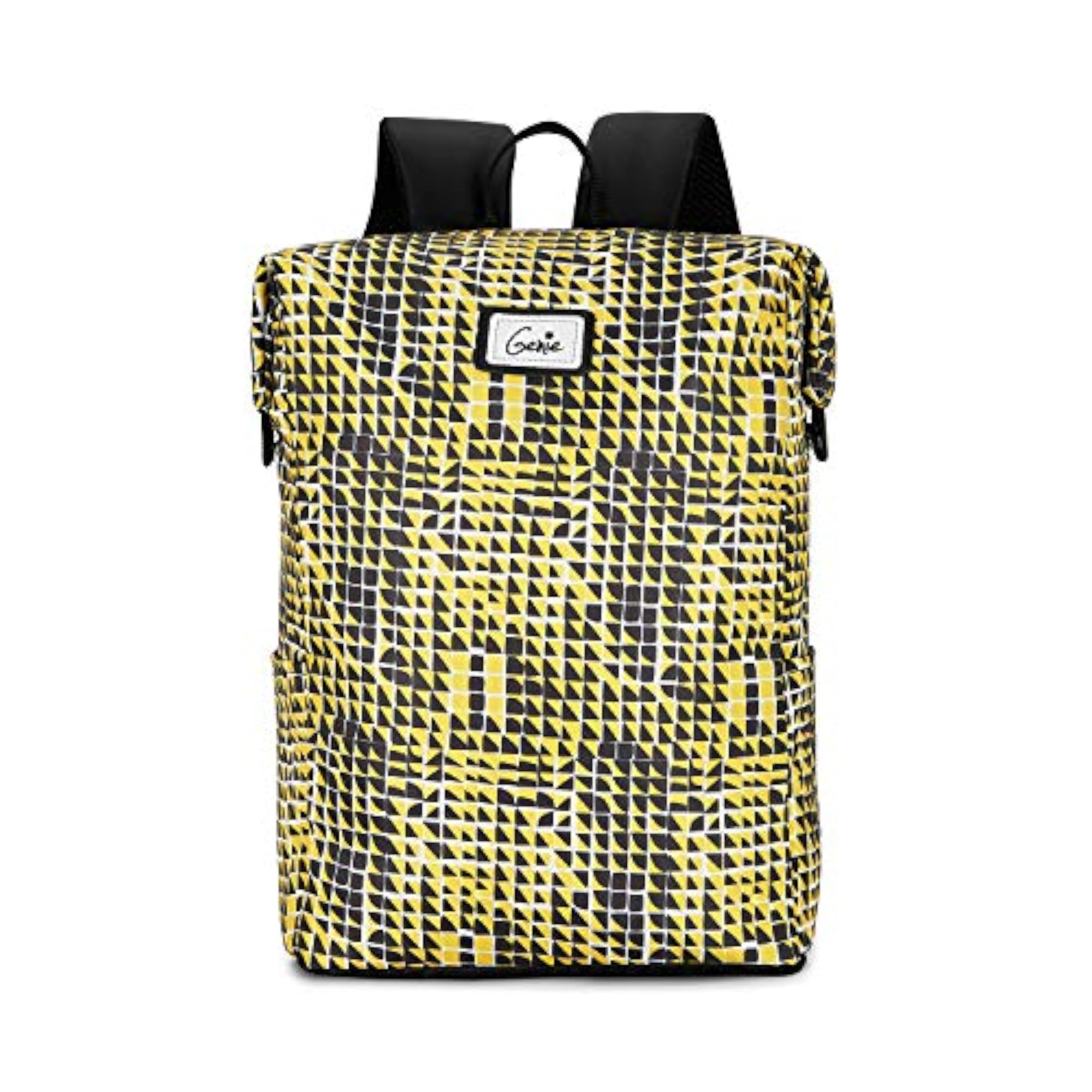 Mosaic Mustard Yellow Anti Theft Backpack