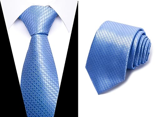Image of Passabin Tie For Men Necktie Woven Jacquard Neck Ties Set 6 PCS