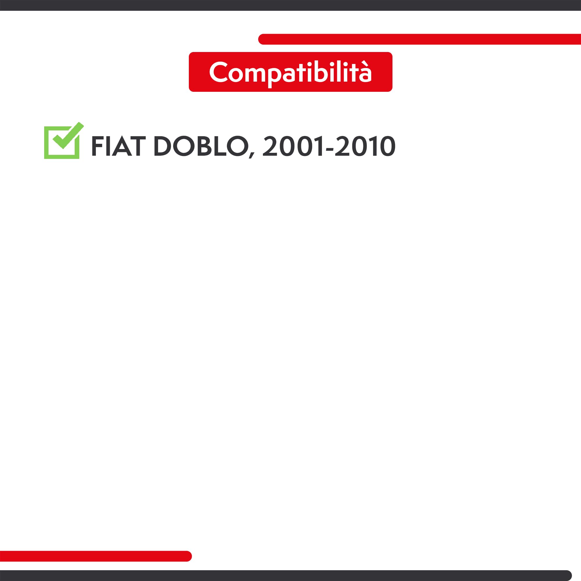 Polcar Motore alzacristallo Anteriore per Fiat Doblò 2001-2005, Sinistro