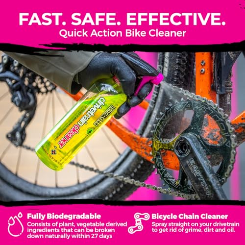 Image of Muc-Off Bio Drivetrain Cleaner | Effective Biodegradable Bicycle Chain Cleaner and Degreaser Spray | Suitable for All Types of Bike