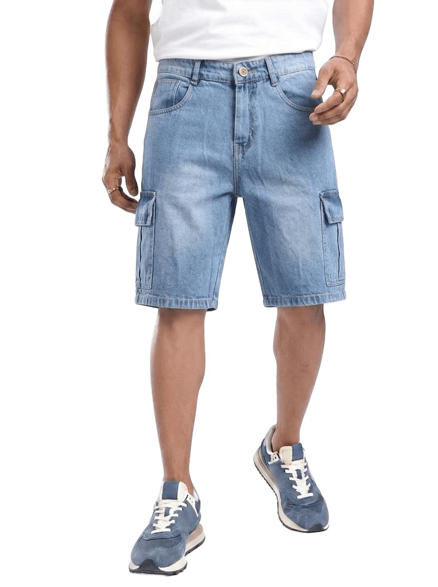 acuan Men's Denim Shorts-picture-46
