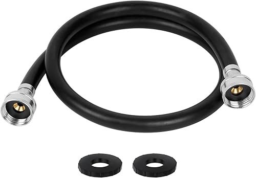 Mangueras de goma para lavadora de 3 pies, mangueras de lavadora FHT de 34 pulgadas, para suministro de agua de corta distancia en residencias