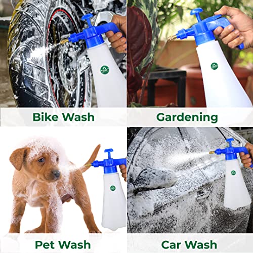 Image of TrustBasket Pressure Sprayer (1 Liter) | Water Balloon Pumping Pressure Pichkari | Holi Gun for Kids | Plant Spray Bottle for Garden |