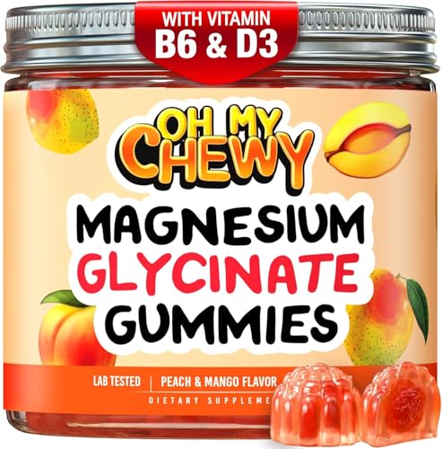 Magnesium Glycinate Gummies Supplement - Support for Sleep Calm Relax