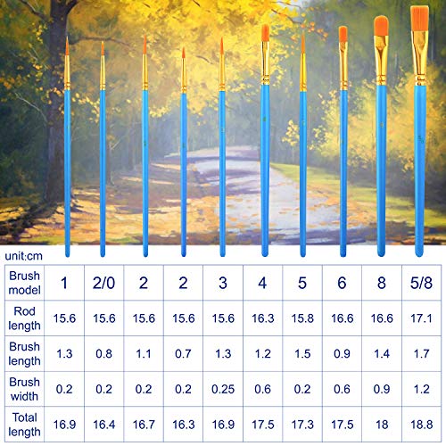 Painting Brush Palette Set, With 6 Packs Of 60 Brushes And 6 Palettes ,Nylon Brush Head, Suitable For Oil Watercolor, Etc., Perfect Art Painting Set. #TOP3