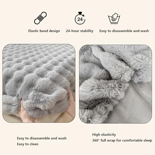 Velours de lait haut de gamme pour ce drap-housse blanc ultra doux 150x200 - 6